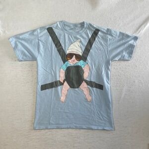 Ripple Junction Hangover Baby Carlos Graphic T-Shirt Mens Size Medium Blue Funny